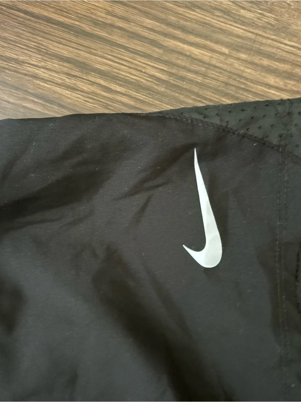 Nike Black Dri-FIT Performance Tee with White Logo